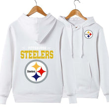 Load image into Gallery viewer, Pittsburgh Steelers NFL Apparel Unisex 3D Polyester Pullover Hoodie Sweatshirt Black/Gray/Red/White/Yellow Full Plus Size Best Gift Printed Logo Team