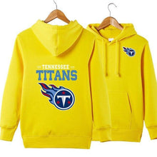 Load image into Gallery viewer, Tennessee Titans NFL Apparel Unisex 3D Polyester Pullover Hoodie Sweatshirt Black/Gray/Red/White/Yellow Full Plus Size Best Gift Printed Logo Team