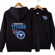 Load image into Gallery viewer, Tennessee Titans NFL Apparel Unisex 3D Polyester Pullover Hoodie Sweatshirt Black/Gray/Red/White/Yellow Full Plus Size Best Gift Printed Logo Team