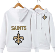 Load image into Gallery viewer, New Orleans Saints NFL Apparel Unisex 3D Polyester Pullover Hoodie Sweatshirt Black/Gray/Red/White/Yellow Full Plus Size Best Gift Printed Logo Team
