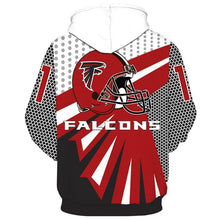 Load image into Gallery viewer, Atlanta Falcons NFL Apparel Men 3D Polyester Hoodie Sweatshirt Personalized Full Color Full Plus Size Best Gift Printed Logo Team