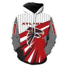 Load image into Gallery viewer, Atlanta Falcons NFL Apparel Men 3D Polyester Hoodie Sweatshirt Personalized Full Color Full Plus Size Best Gift Printed Logo Team