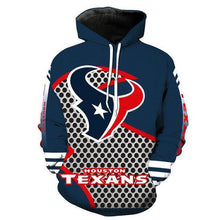Load image into Gallery viewer, Houston Texans NFL Apparel Men 3D Polyester Hoodie Sweatshirt Personalized Full Color Full Plus Size Best Gift Printed Logo Team