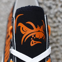 Load image into Gallery viewer, Cleveland Browns NFL Apparel Lightweight Comfort Canvas Shoes Sneaker Black Full Plus Size Best Gift Printed Logo Team