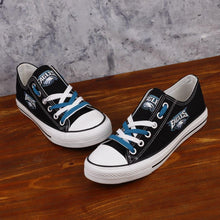 Load image into Gallery viewer, Philadelphia Eagles NFL Apparel Unisex Letter Glow In The Dark Laces Shoes Personalized Full Color Full Plus Size Best Gift Printed Logo Team