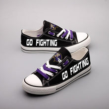 Load image into Gallery viewer, Baltimore Ravens NFL Apparel Lightweight Comfort Canvas Shoes Sneaker Black Full Plus Size Best Gift Printed Logo Team