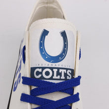 Load image into Gallery viewer, Cleveland Browns NFL Apparel Lightweight Comfort Canvas Shoes Sneaker Blue/White Full Plus Size Best Gift Printed Logo Team