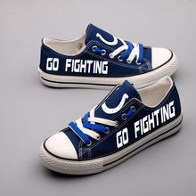 Load image into Gallery viewer, Cleveland Browns NFL Apparel Lightweight Comfort Canvas Shoes Sneaker Blue/White Full Plus Size Best Gift Printed Logo Team