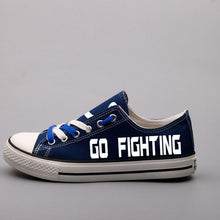 Load image into Gallery viewer, Cleveland Browns NFL Apparel Lightweight Comfort Canvas Shoes Sneaker Blue/White Full Plus Size Best Gift Printed Logo Team