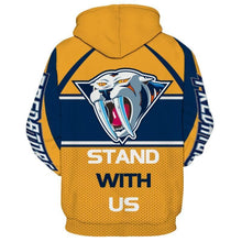 Load image into Gallery viewer, Nashville Predators NHL Apparel Men 3D Polyester Hoodie Sweatshirt Personalized Full Color Full Plus Size Best Gift Printed Logo Team