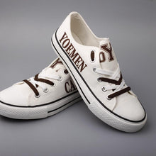 Load image into Gallery viewer, Cameron Yoemen High School Unisex Novelty Design Custom Printed Logo Canvas Shoes White Full Plus Size Best Gift Printed Logo Team