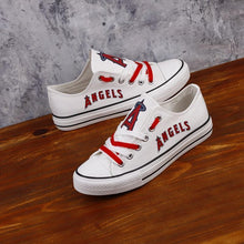 Load image into Gallery viewer, Los Angeles Angels MLB Apparel Unisex Novelty Design Luminous Letter Canvas Shoes Personalized Full Color Full Plus Size Best Gift Printed Logo Team