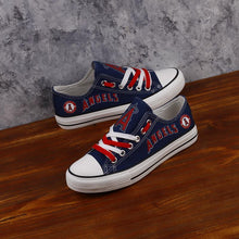 Load image into Gallery viewer, Los Angeles Angels MLB Apparel Unisex Novelty Design Luminous Letter Canvas Shoes Personalized Full Color Full Plus Size Best Gift Printed Logo Team