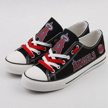 Load image into Gallery viewer, Los Angeles Angels MLB Apparel Unisex Novelty Design Luminous Letter Canvas Shoes Personalized Full Color Full Plus Size Best Gift Printed Logo Team