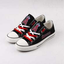 Load image into Gallery viewer, Los Angeles Angels MLB Apparel Unisex Novelty Design Luminous Letter Canvas Shoes Personalized Full Color Full Plus Size Best Gift Printed Logo Team