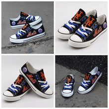 Load image into Gallery viewer, New York Mets MLB Apparel Unisex Novelty Design Luminous Letter Canvas Shoes Personalized Full Color Full Plus Size Best Gift Printed Logo Team