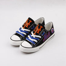 Load image into Gallery viewer, New York Mets MLB Apparel Unisex Novelty Design Luminous Letter Canvas Shoes Personalized Full Color Full Plus Size Best Gift Printed Logo Team