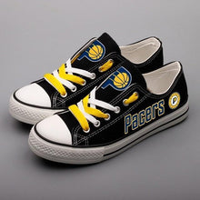Load image into Gallery viewer, Indiana Pacers NBA Apparel Unisex Breathable Shoes Custom Limited Black Full Plus Size Best Gift Printed Logo Team
