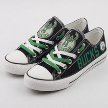 Load image into Gallery viewer, Milwaukee Bucks NBA Apparel Unisex Breathable Shoes Custom Limited Black Full Plus Size Best Gift Printed Logo Team