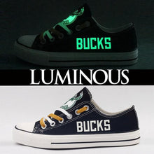 Load image into Gallery viewer, Milwaukee Bucks NBA Apparel Unisex Breathable Shoes Custom Limited Black Full Plus Size Best Gift Printed Logo Team