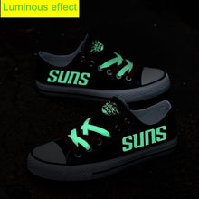 Load image into Gallery viewer, Phoenix Suns NBA Apparel Unisex Breathable Shoes Custom Limited Black Full Plus Size Best Gift Printed Logo Team