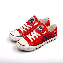 Load image into Gallery viewer, Washington Wizards NFL Apparel Women Glow In The Dark Casual Shoes Red/Black Full Plus Size Best Gift Printed Logo Team