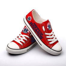Load image into Gallery viewer, Washington Wizards NFL Apparel Women Glow In The Dark Casual Shoes Red/Black Full Plus Size Best Gift Printed Logo Team