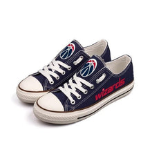 Load image into Gallery viewer, Washington Wizards NFL Apparel Women Glow In The Dark Casual Shoes Red/Black Full Plus Size Best Gift Printed Logo Team