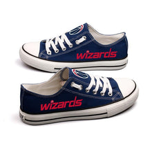 Load image into Gallery viewer, Washington Wizards NFL Apparel Women Glow In The Dark Casual Shoes Red/Black Full Plus Size Best Gift Printed Logo Team