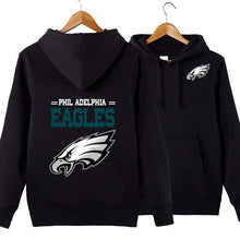 Load image into Gallery viewer, Philadelphia Eagle NFL Apparel Unisex Polyester Sport Pullover Hoodie Sweatshirt Black/Gray/Red/White/Yellow Full Plus Size Best Gift Printed Logo Team