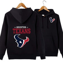 Load image into Gallery viewer, Houston Texans NFL Apparel Unisex Polyester Sport Pullover Hoodie Sweatshirt Black/Gray/Red/White/Yellow Full Plus Size Best Gift Printed Logo Team