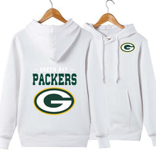 Load image into Gallery viewer, Green Bay Packers NFL Apparel Unisex Polyester Sport Pullover Hoodie Sweatshirt Black/Gray/Red/White/Yellow Full Plus Size Best Gift Printed Logo Team
