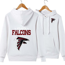 Load image into Gallery viewer, Atlanta Falcons NFL Apparel Unisex Polyester Sport Pullover Hoodie Sweatshirt Black/Gray/Red/White/Yellow Full Plus Size Best Gift Printed Logo Team
