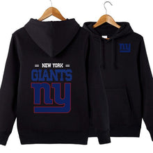 Load image into Gallery viewer, New York Giants NFL Apparel Unisex Polyester Sport Pullover Hoodie Sweatshirt Black/Gray/Red/White/Yellow Full Plus Size Best Gift Printed Logo Team