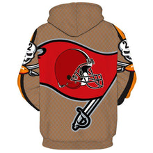 Load image into Gallery viewer, Tampa Bay Buccaneers NFL Apparel Men 3D Polyester Hoodie Sweatshirt Personalized Full Color Full Plus Size Best Gift Printed Logo Team