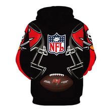 Load image into Gallery viewer, Tampa Bay Buccaneers NFL Apparel Men 3D Polyester Hoodie Sweatshirt Personalized Full Color Full Plus Size Best Gift Printed Logo Team