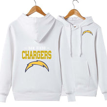 Load image into Gallery viewer, San Diego Chargers NFL Apparel Unisex Polyester Sport Pullover Hoodie Sweatshirt Black/Gray/Red/White/Yellow Full Plus Size Best Gift Printed Logo Team