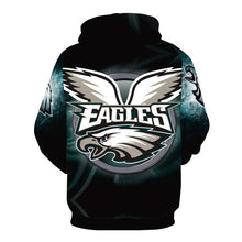 Load image into Gallery viewer, Philadelphia Eagle NFL Apparel Men 3D Polyester Hoodie Sweatshirt Personalized Full Color Full Plus Size Best Gift Printed Logo Team