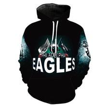 Load image into Gallery viewer, Philadelphia Eagle NFL Apparel Men 3D Polyester Hoodie Sweatshirt Personalized Full Color Full Plus Size Best Gift Printed Logo Team
