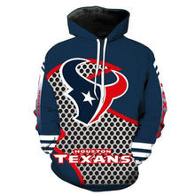 Load image into Gallery viewer, Houston Texans NFL Apparel Men 3D Polyester Hoodie Sweatshirt Personalized Full Color Full Plus Size Best Gift Printed Logo Team