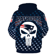 Load image into Gallery viewer, New England Patriots NFL Apparel Men 3D Polyester Hoodie Sweatshirt Personalized Full Color Full Plus Size Best Gift Printed Logo Team