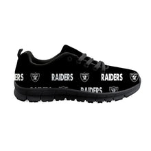 Load image into Gallery viewer, Oakland Raiders NFL Apparel Lightweight Super Comfort Running Shoes Sneakers Personalized Full Color Full Plus Size Best Gift Printed Logo Team