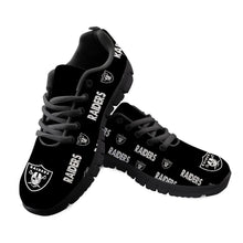 Load image into Gallery viewer, Oakland Raiders NFL Apparel Lightweight Super Comfort Running Shoes Sneakers Personalized Full Color Full Plus Size Best Gift Printed Logo Team