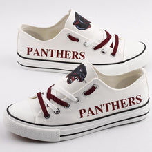 Load image into Gallery viewer, Parchment High School Unisex Printed Custom Letter &amp; Logo Canvas Shoes White Full Plus Size Best Gift Printed Logo Team