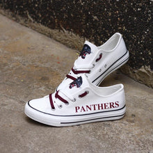 Load image into Gallery viewer, Parchment High School Unisex Printed Custom Letter &amp; Logo Canvas Shoes White Full Plus Size Best Gift Printed Logo Team