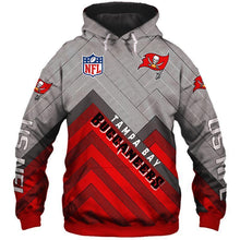 Load image into Gallery viewer, Tampa Bay Buccaneers NFL Apparel Men 3D Polyester Hoodie Sweatshirt Personalized Full Color Full Plus Size Best Gift Printed Logo Team