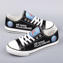 Load image into Gallery viewer, Paris Saint-Germain Soccer Team Top Selling Custom Sport Shoes Sneaker Blue/Black Full Plus Size Best Gift Printed Logo Team