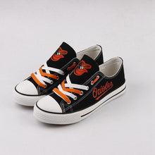 Load image into Gallery viewer, Baltimore Orioles MLB Apparel Unisex Breathable Shoes Custom Limited Black Full Plus Size Best Gift Printed Logo Team