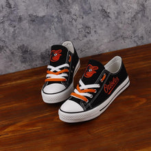 Load image into Gallery viewer, Baltimore Orioles MLB Apparel Unisex Breathable Shoes Custom Limited Black Full Plus Size Best Gift Printed Logo Team