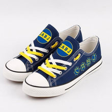 Load image into Gallery viewer, Club Atletico Boca Juniors Apparel Unisex Unique Design Printed Letter &amp; Logo Canvas Shoes Blue Full Plus Size Best Gift Printed Logo Team
